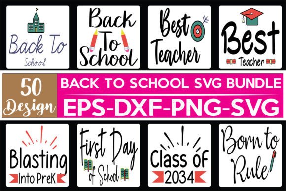 50 Back to School SVG Bundle: A Comprehensive Overview