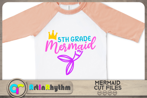 5th Grade Mermaid SVG, Back to School: A Versatile Digital Asset for Creative Projects