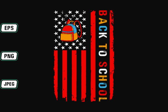 American Flag Back to School Design: A Patriotic Approach to Education and Creativity
