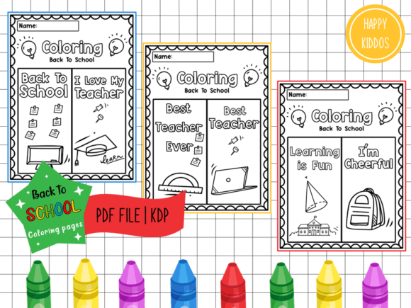 Back to School Coloring Book Pages That Make Learning Fun