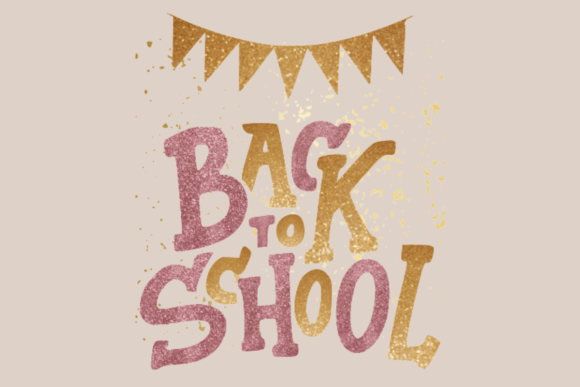 Back to School Sublimation Pattern - PNG