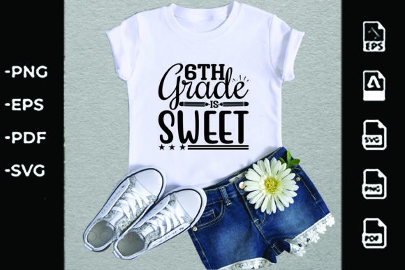 Back to School Svg Design,6th Grade is S: A Creative Resource for Educators and Artists