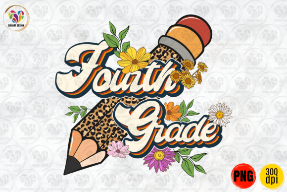 Fourth Grade, Pencil, Back to School PNG: A Digital Resource for Creative Projects