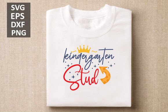Kindergarten Stud, Back to School SVG: A Versatile Design for Creative Projects
