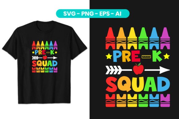 Pre-K Squad Back to School Design