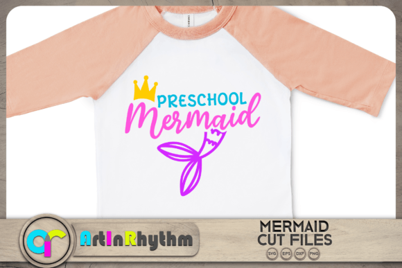 Preschool Mermaid SVG, Back to School