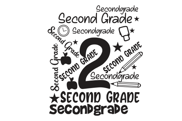 Second Grade Back to School Word Art SVG: A Versatile Design for Creative Projects