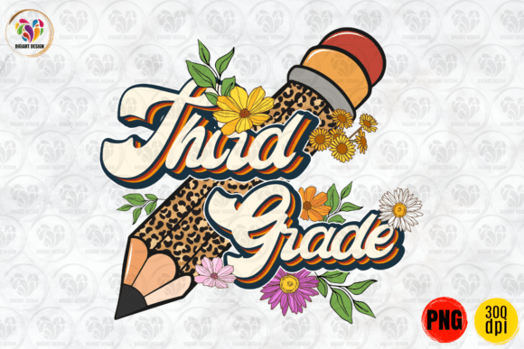 Third Grade, Pencil, Back to School PNG: A Versatile Digital Asset for Creative Projects
