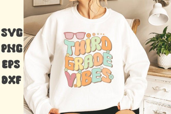Third Grade Vibes Back to School T-shirt
